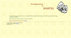 Desktop Screenshot of glasgowshiatsu.co.uk
