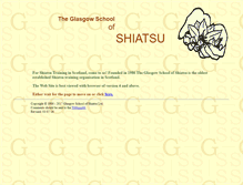 Tablet Screenshot of glasgowshiatsu.co.uk